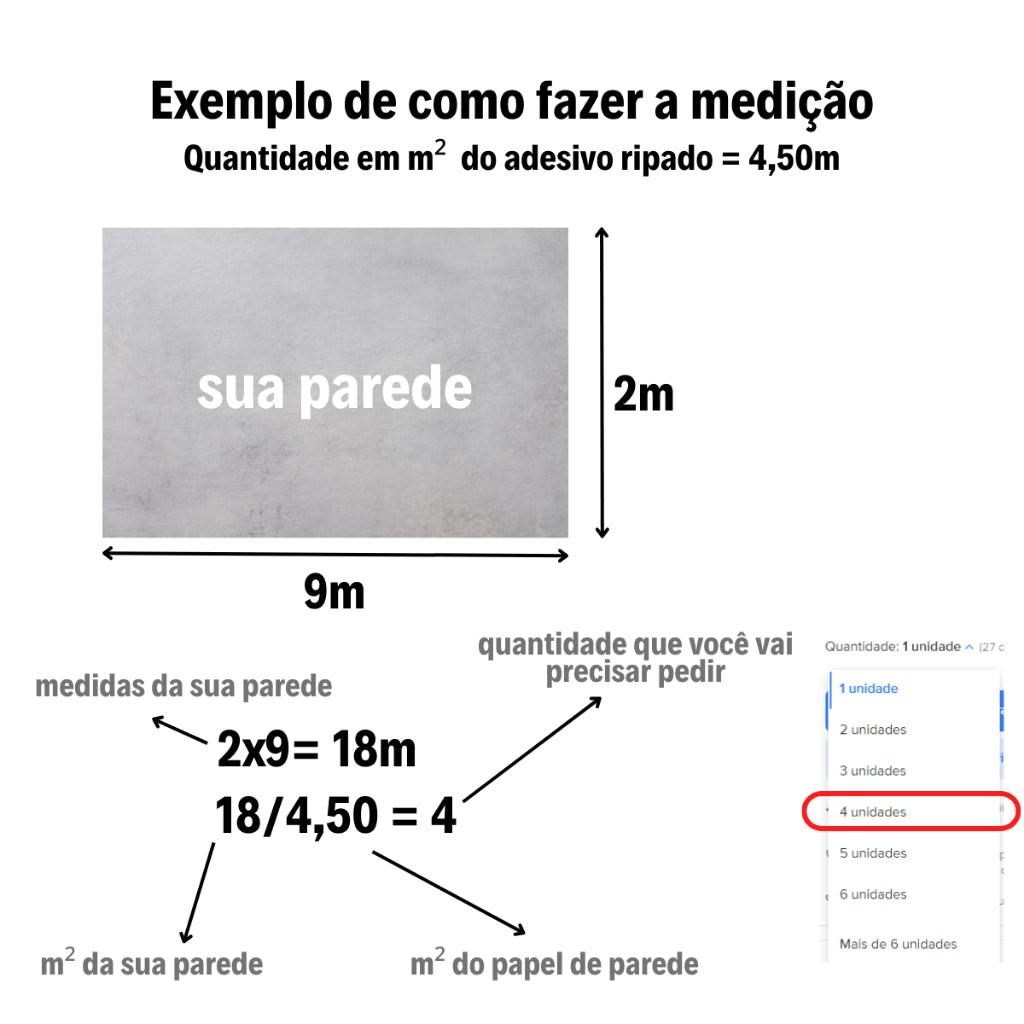 Demonstação de como fazer a medição de instalação do papel de parede ripado 3D autocolante