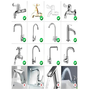 Torneiras que são compatíveis com o bico de com verde estilo chuveirinho para torneiras com capacidade de girar 360