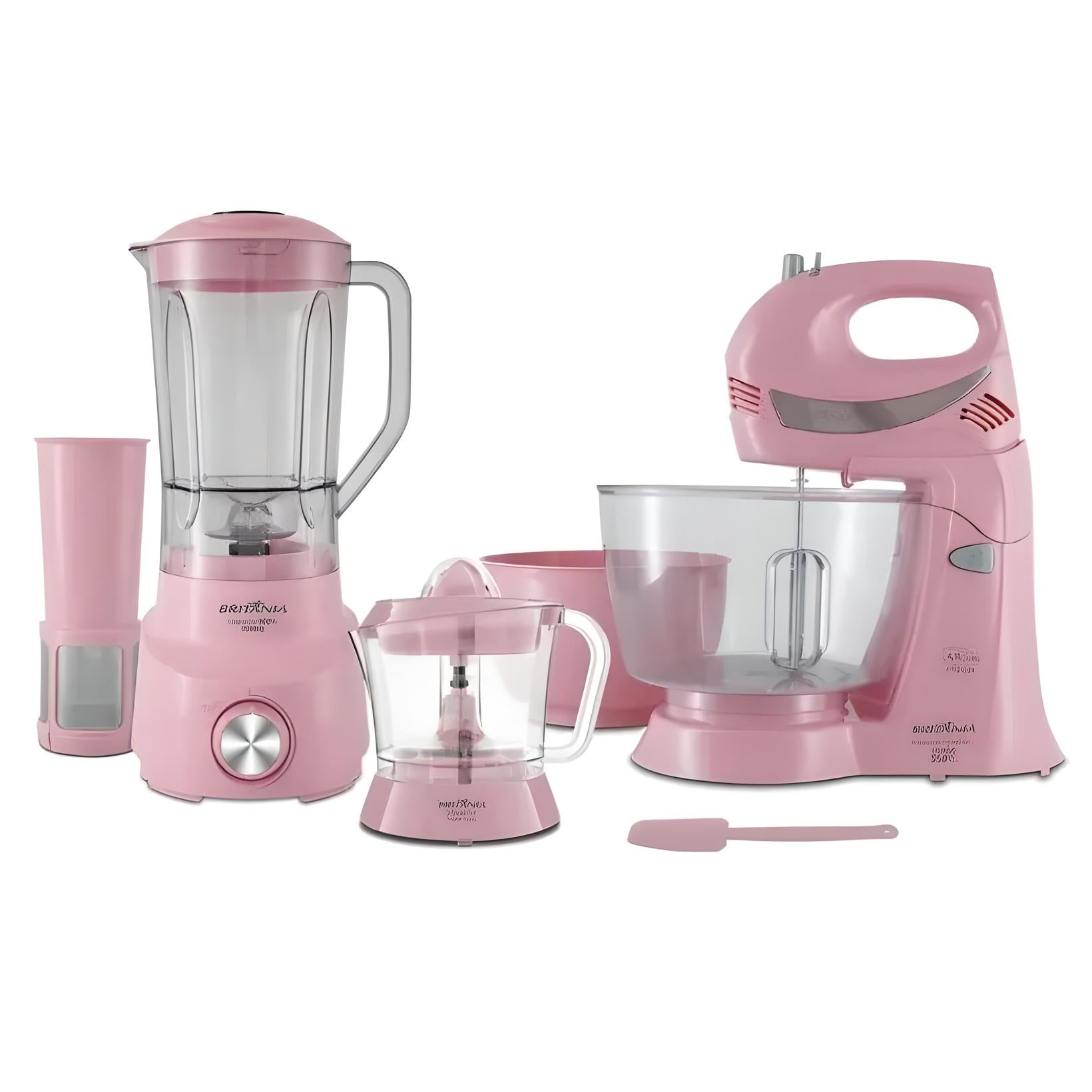 Imagem do Kit Cozinha Britânia 3 em 1 Rosa.