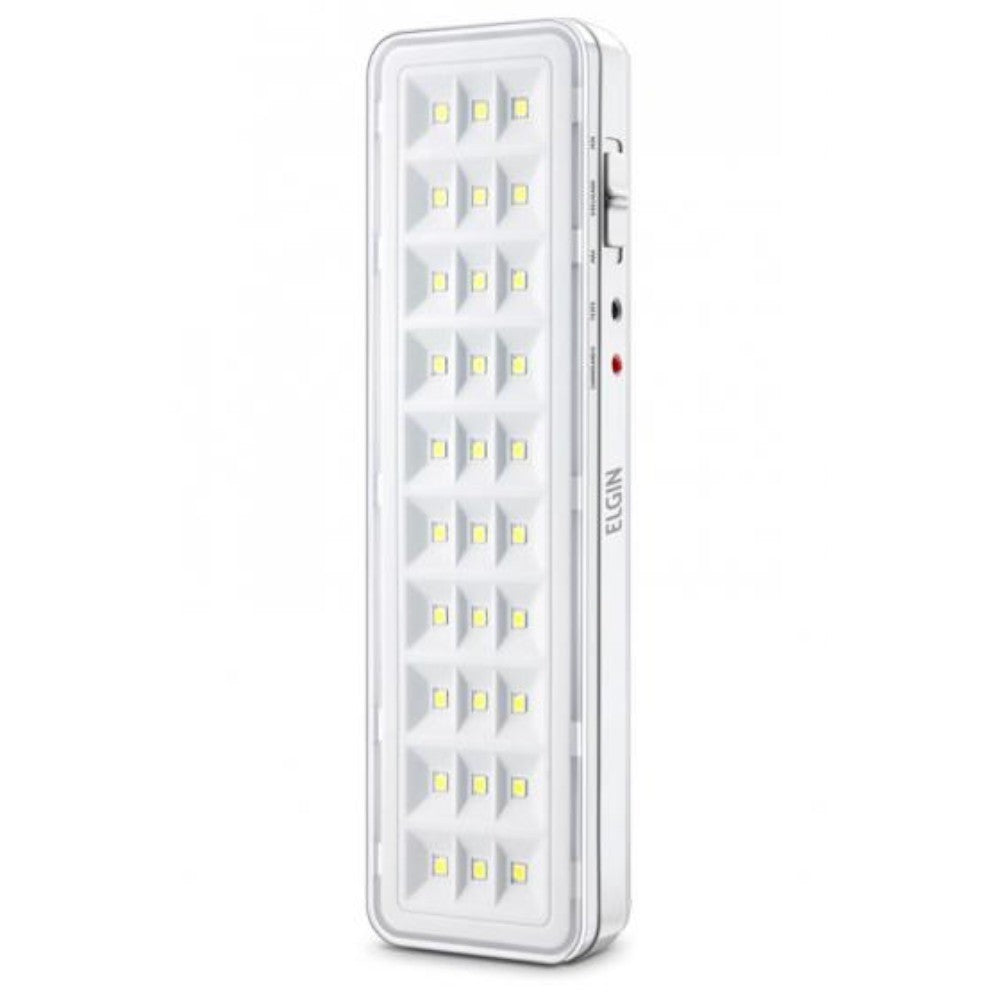 Imagem da Luminária de Emergência 30 Leds Branca Bivolt.