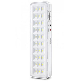 Imagem da Luminária de Emergência 30 Leds Branca Bivolt.