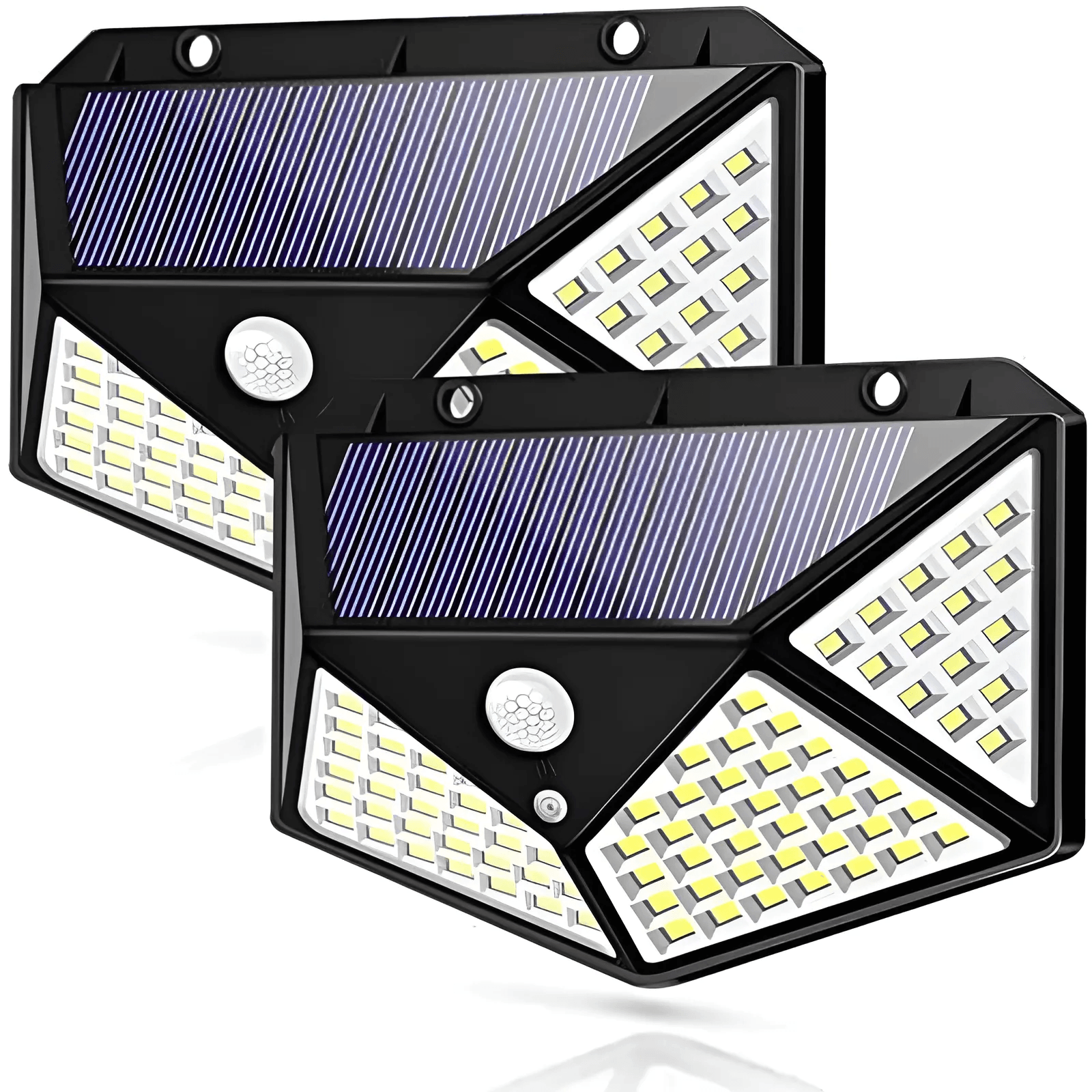 Lâmpada de LED com sensor e material à prova d'água.