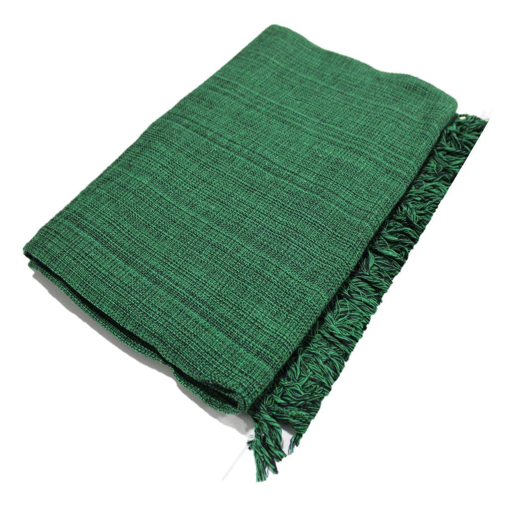 Manta para sofá de luxo de cor verde mesclado