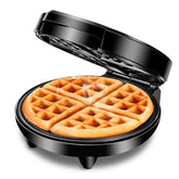 Maquina de fazer waffle, com capacidade de até 4 mini waffles