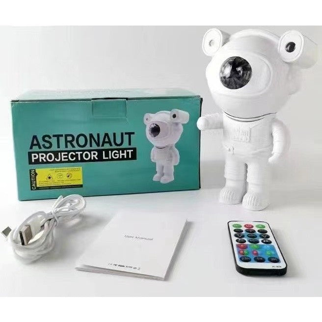 Imagem do Projetor de Luz Noturna de Astronauta com Bluetooth.