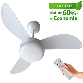 Imagem do Ventilador de Teto Bivolt com Controle Remoto.